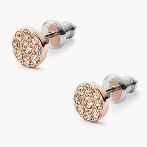 Disc Rose-Tone Studs